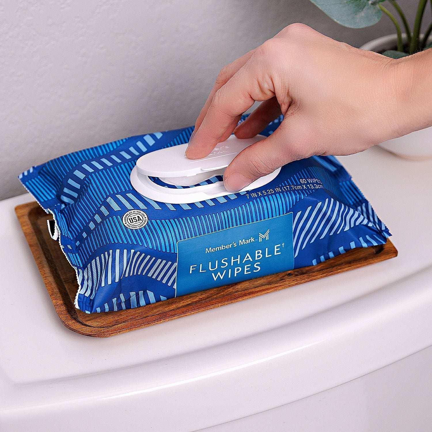 Member's Mark Flushable Wipes, Fresh Scent, 540 ct. - Image 5