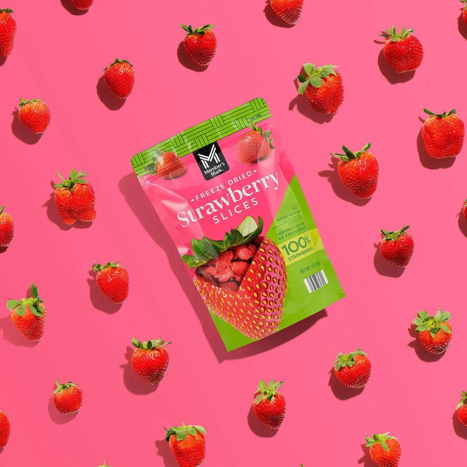 Member's Mark Freeze Dried Strawberry Slices, 3 oz. - Image 7