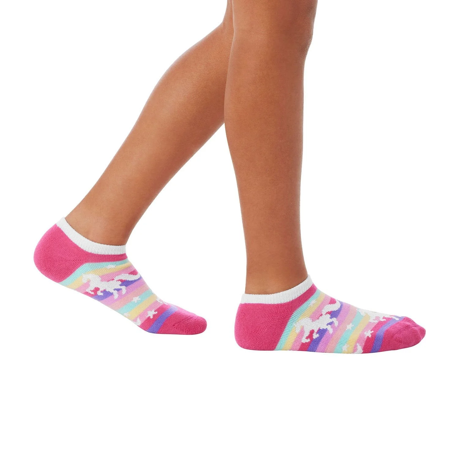 Member's Mark Girls 10-Pack Seamless Toe No-Show Sock - Image 2