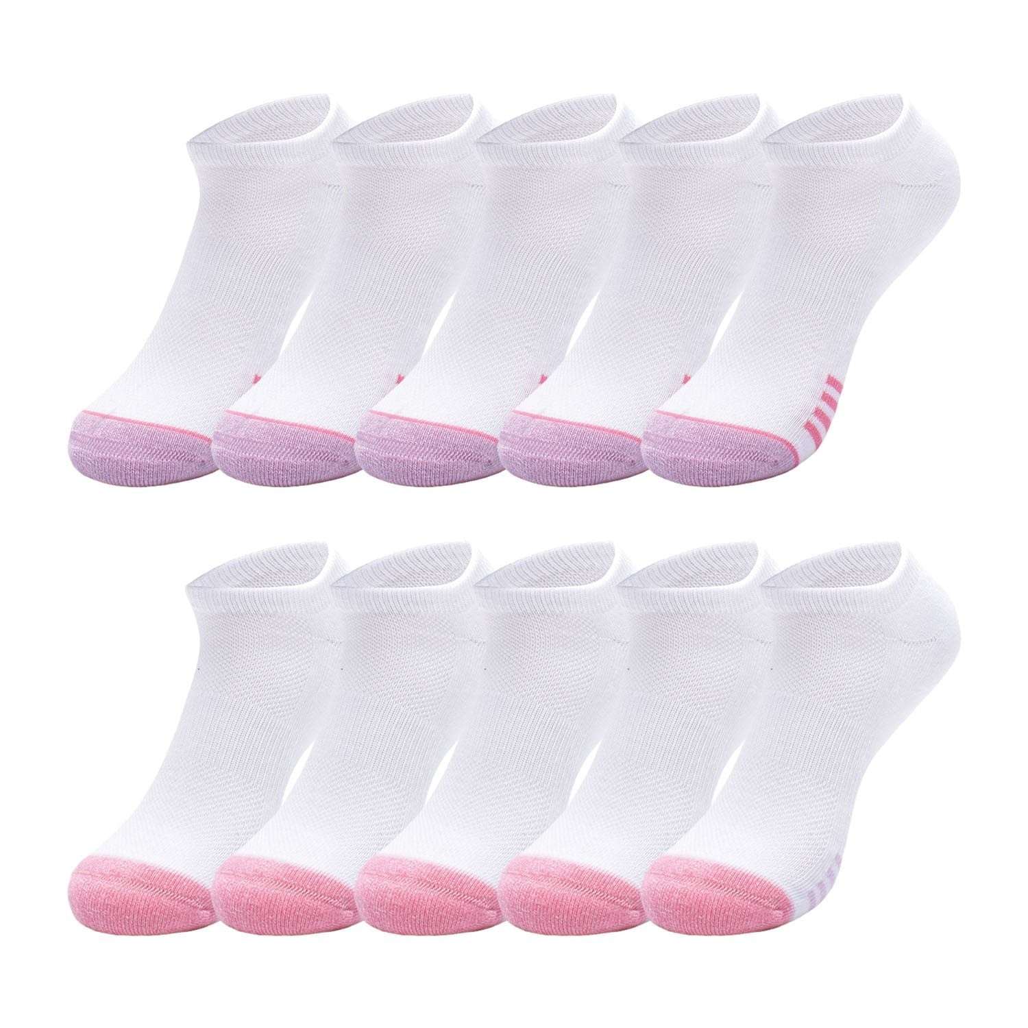 Member's Mark Girls 10-Pack Seamless Toe No-Show Sock - Image 6