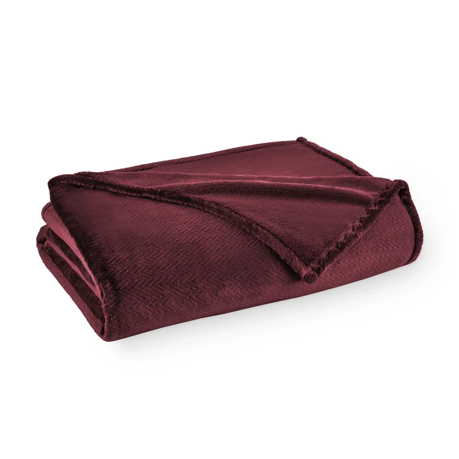 Member's Mark Herringbone Velvet Plush Blanket - Image 3