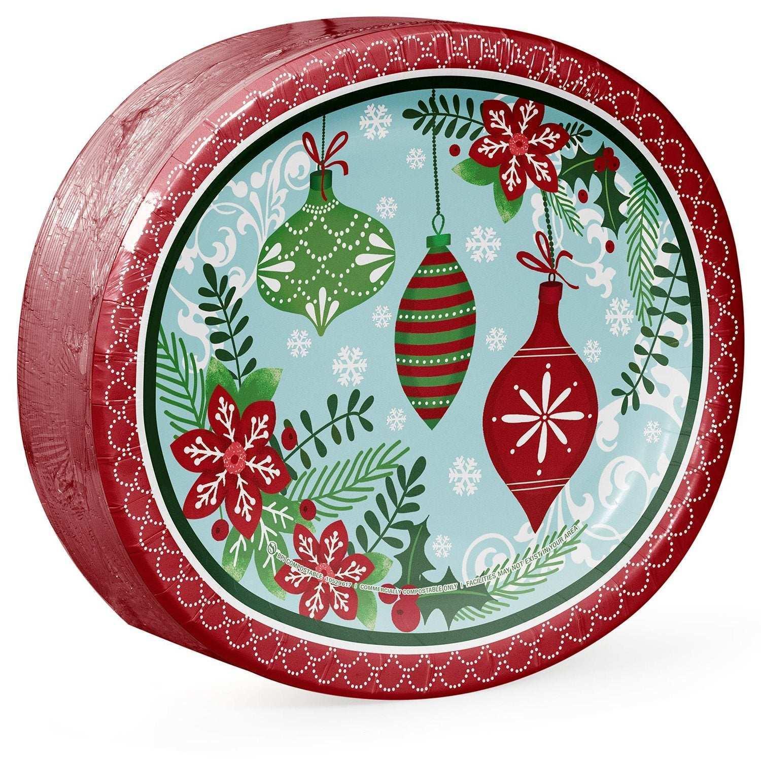Member's Mark Holiday Oval Paper Plates, 10" x 12", 50 ct. - Image 7