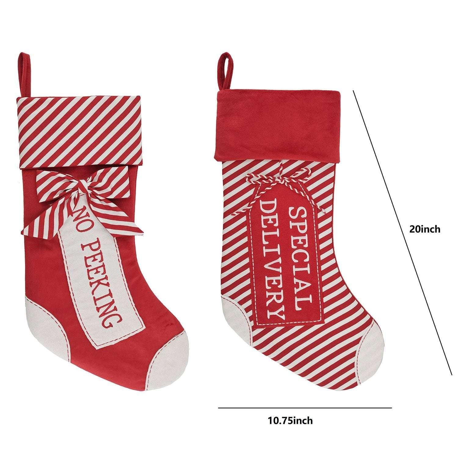 Member's Mark Holiday Stockings, Set of 2 - Image 7
