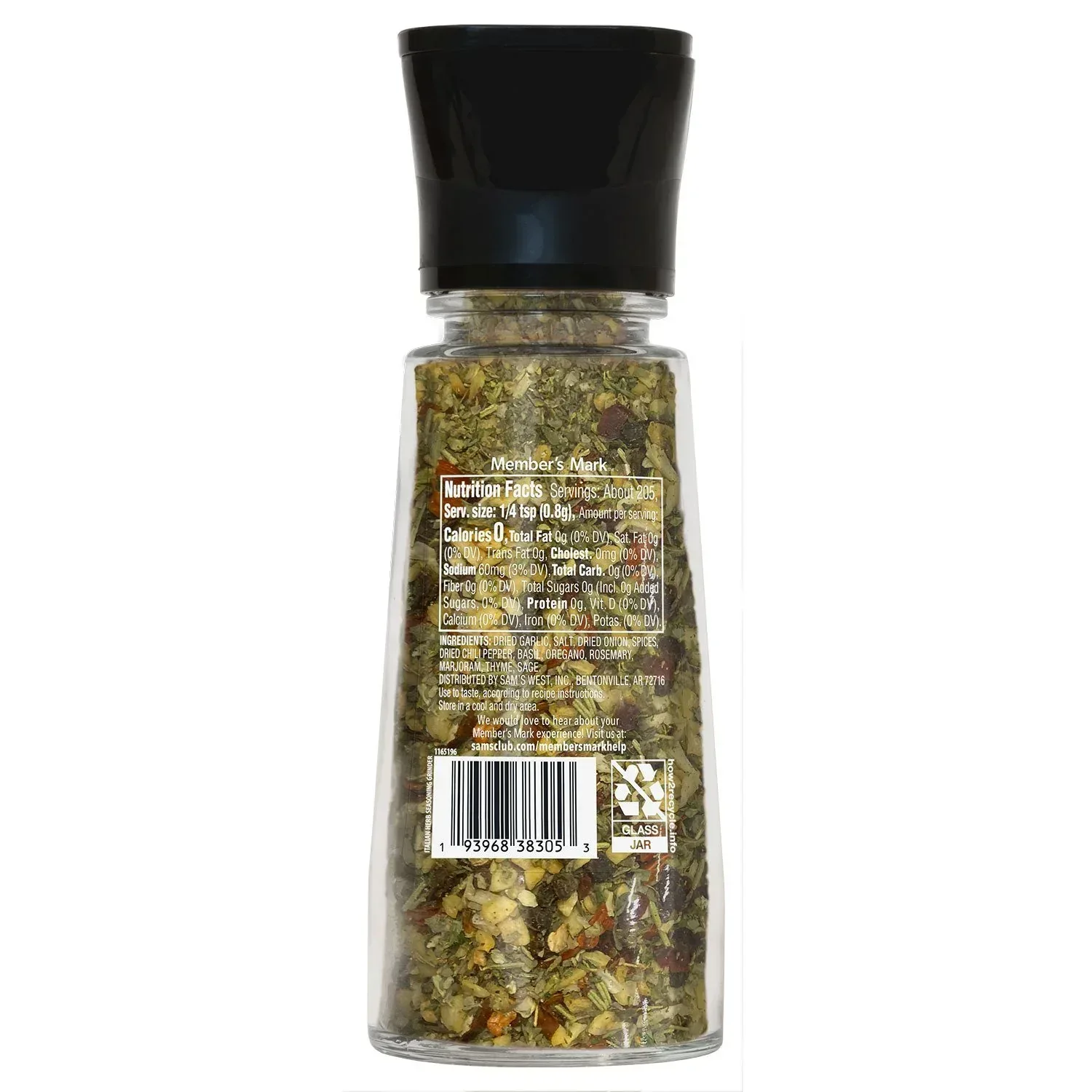 Member's Mark Italian Herb Grinder, 5.8 oz. - Image 2