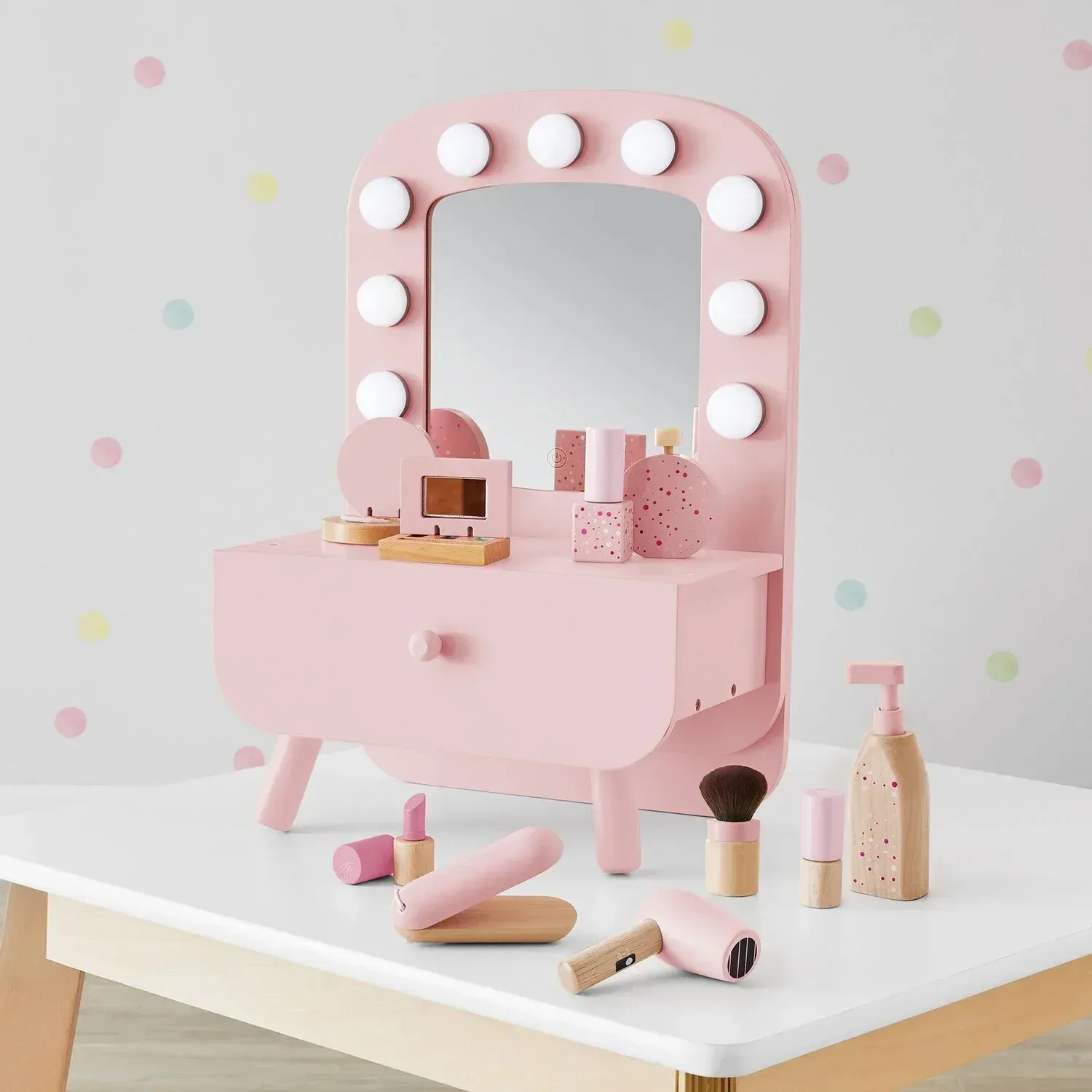 Member's Mark Kid's Mid-Century Modern Tabletop Vanity - Image 3