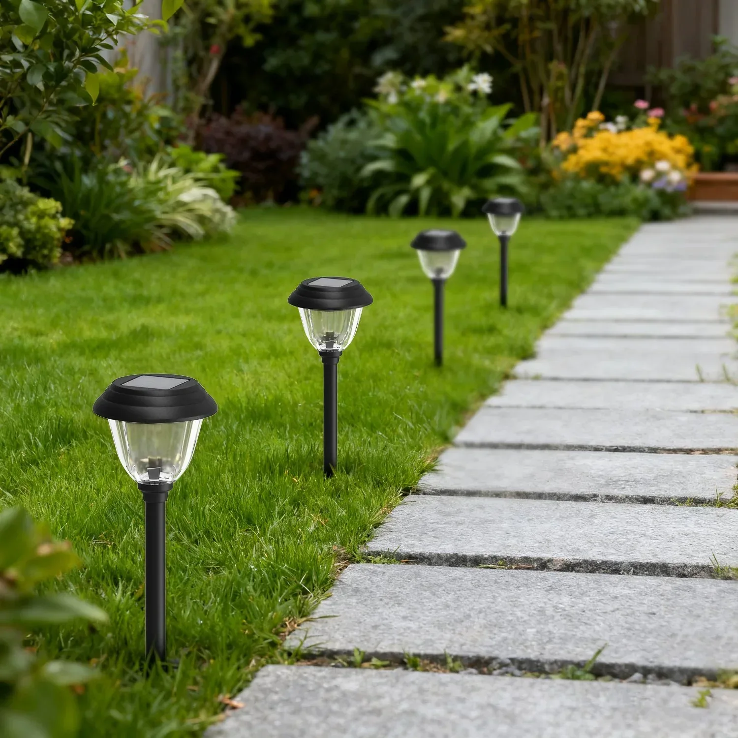 Member's Mark LED Solar Path Lights, 20 Lumens, 4-Pack - Image 5