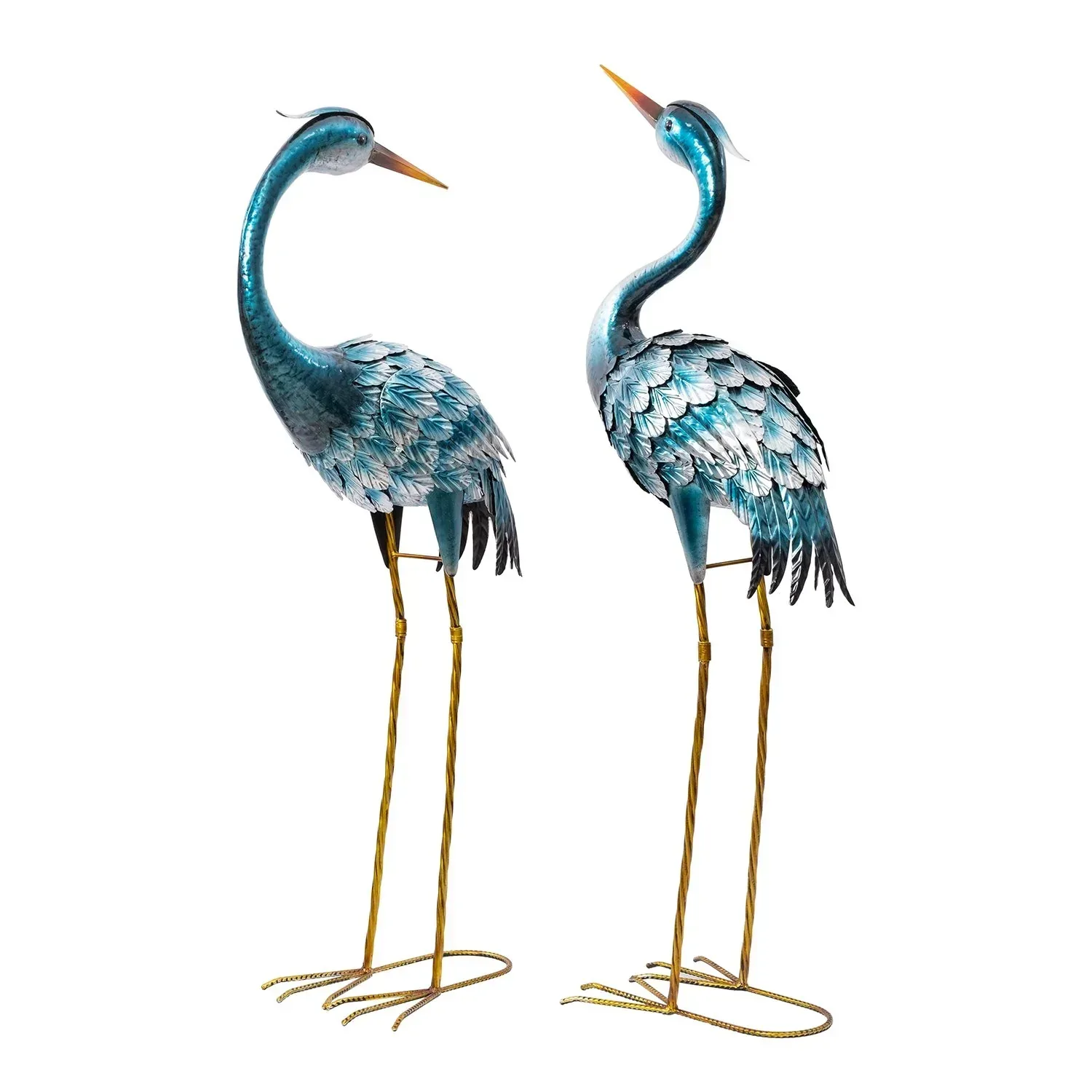 Member's Mark Metal Crane Statues, Set of 2 - Image 3