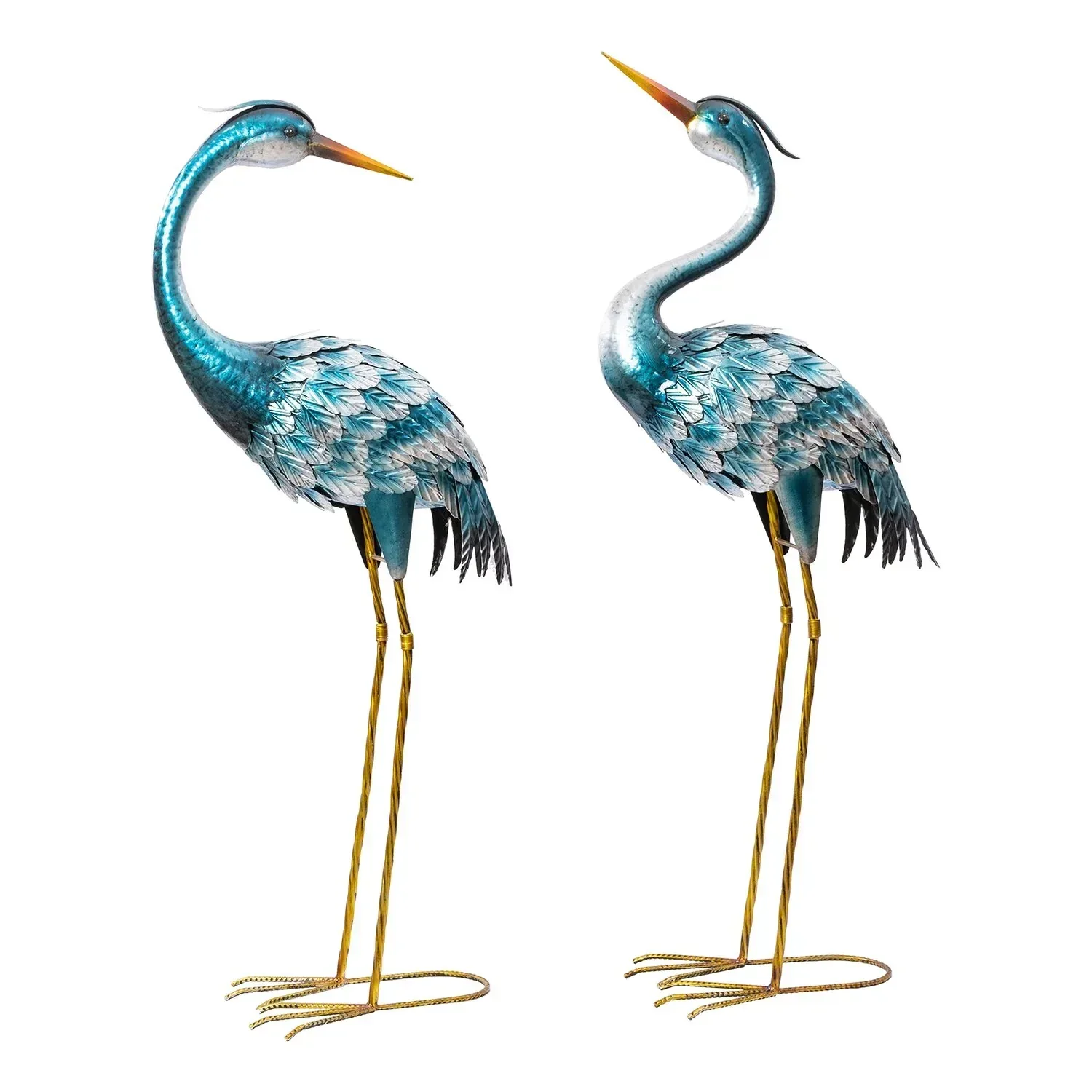 Member's Mark Metal Crane Statues, Set of 2 - Image 5