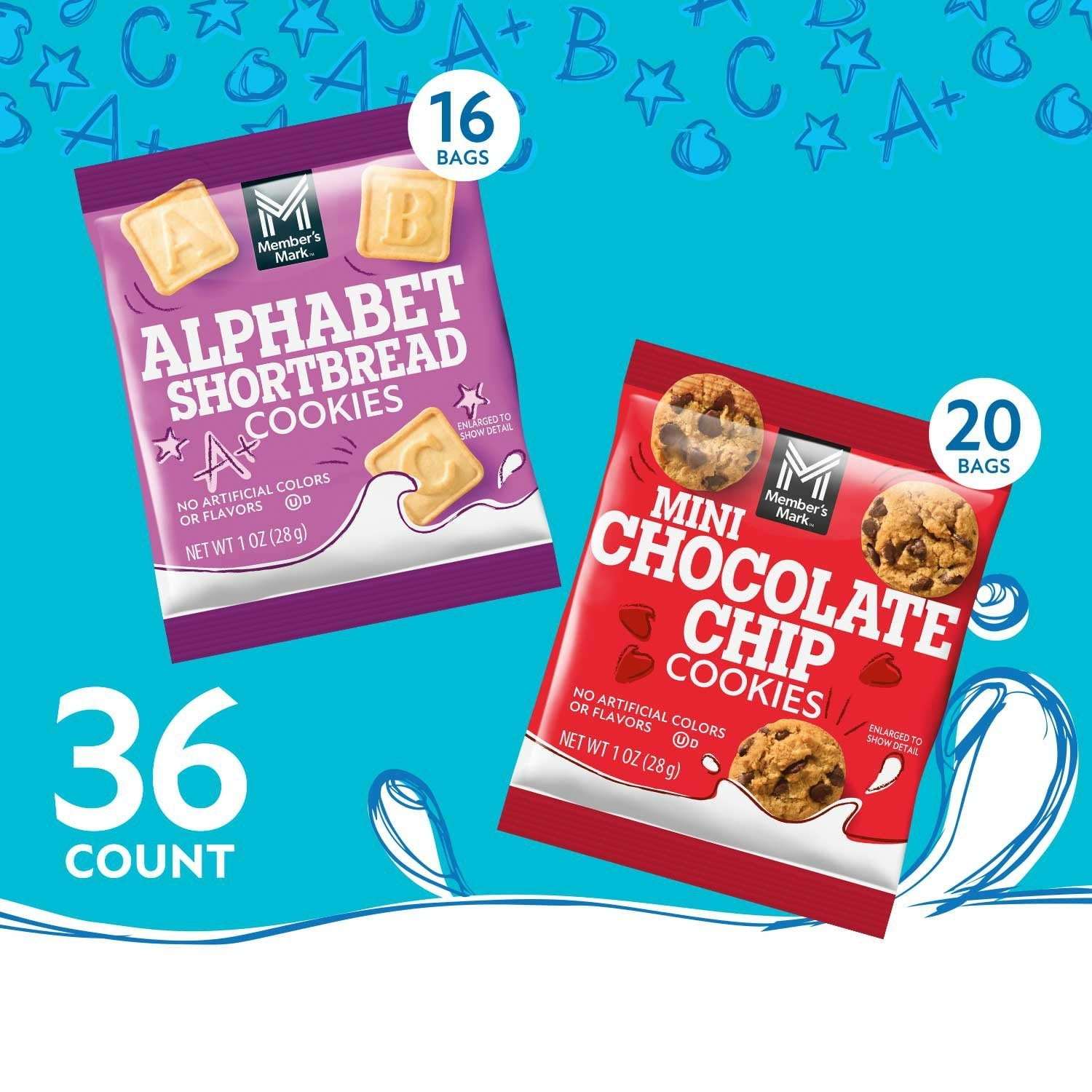 Members Mark Mini Cookies Variety Pack, 1 oz., 36 pk. - Image 3