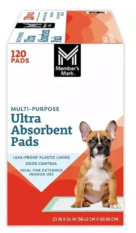 Member's Mark Multipurpose Ultra Absorbent Training Pads, 23" x 24", 120 ct. - Image 2