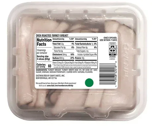 Member's Mark Oven Roasted Turkey Breast, Sliced (1 lb. 6 oz.) - Image 3