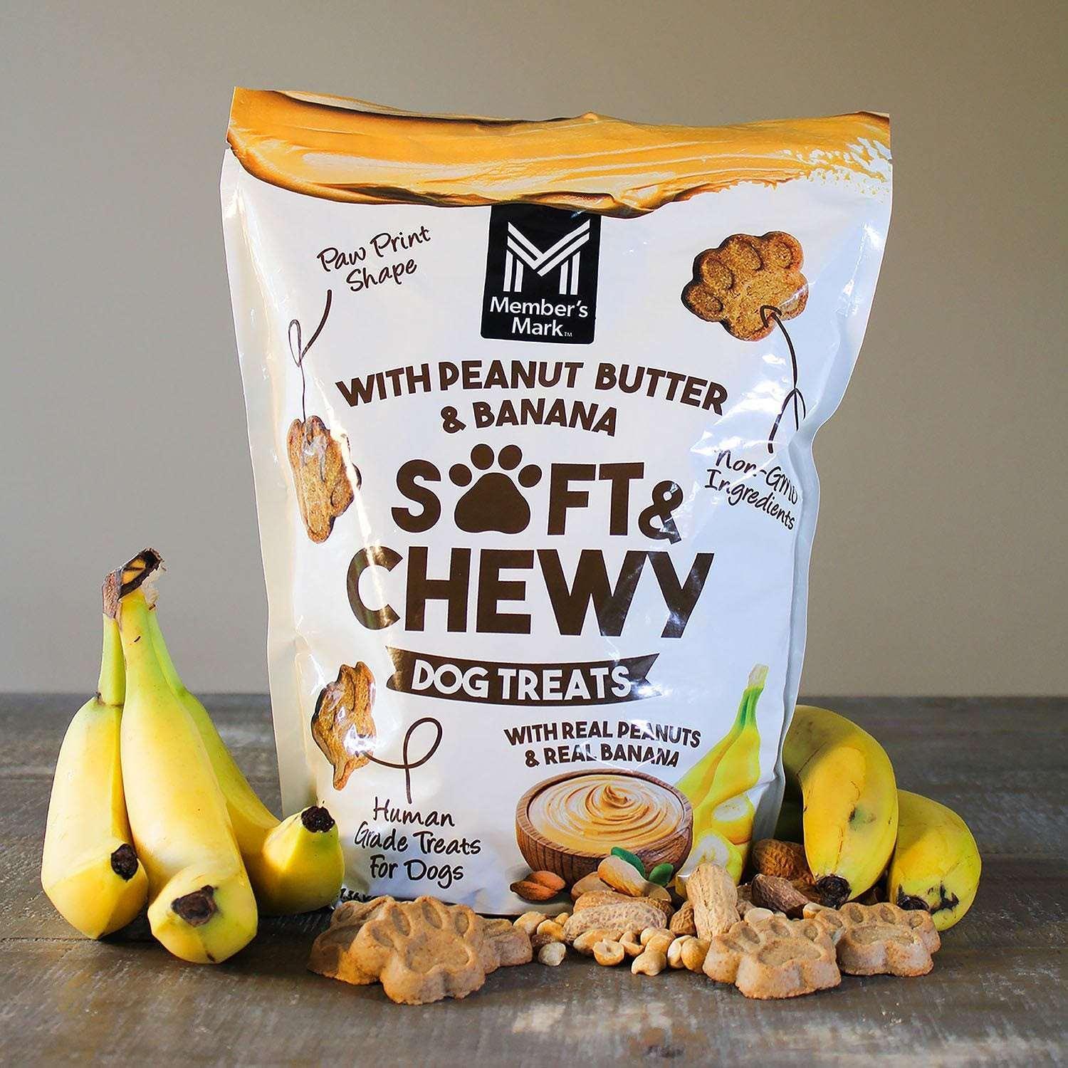 Member's Mark Peanut Butter & Banana Soft & Chewy Dog Treats, 3 lbs. - Image 7