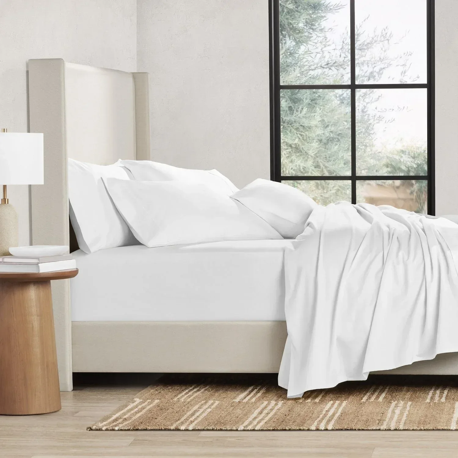 Member's Mark Performance 500-Thread-Count Solid Sheet Set, Assorted Sizes - Image 2