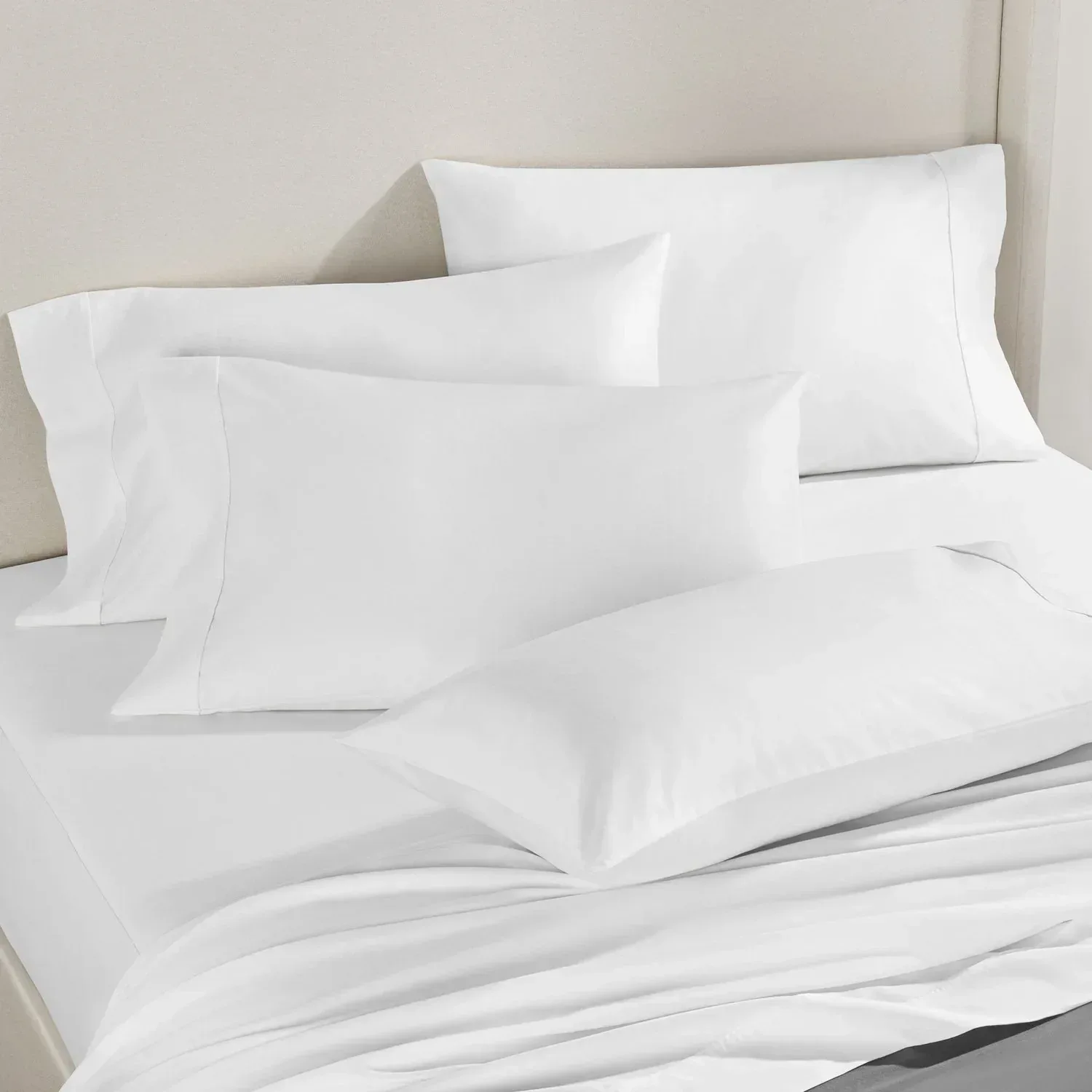 Member's Mark Performance 500-Thread-Count Solid Sheet Set, Assorted Sizes - Image 3
