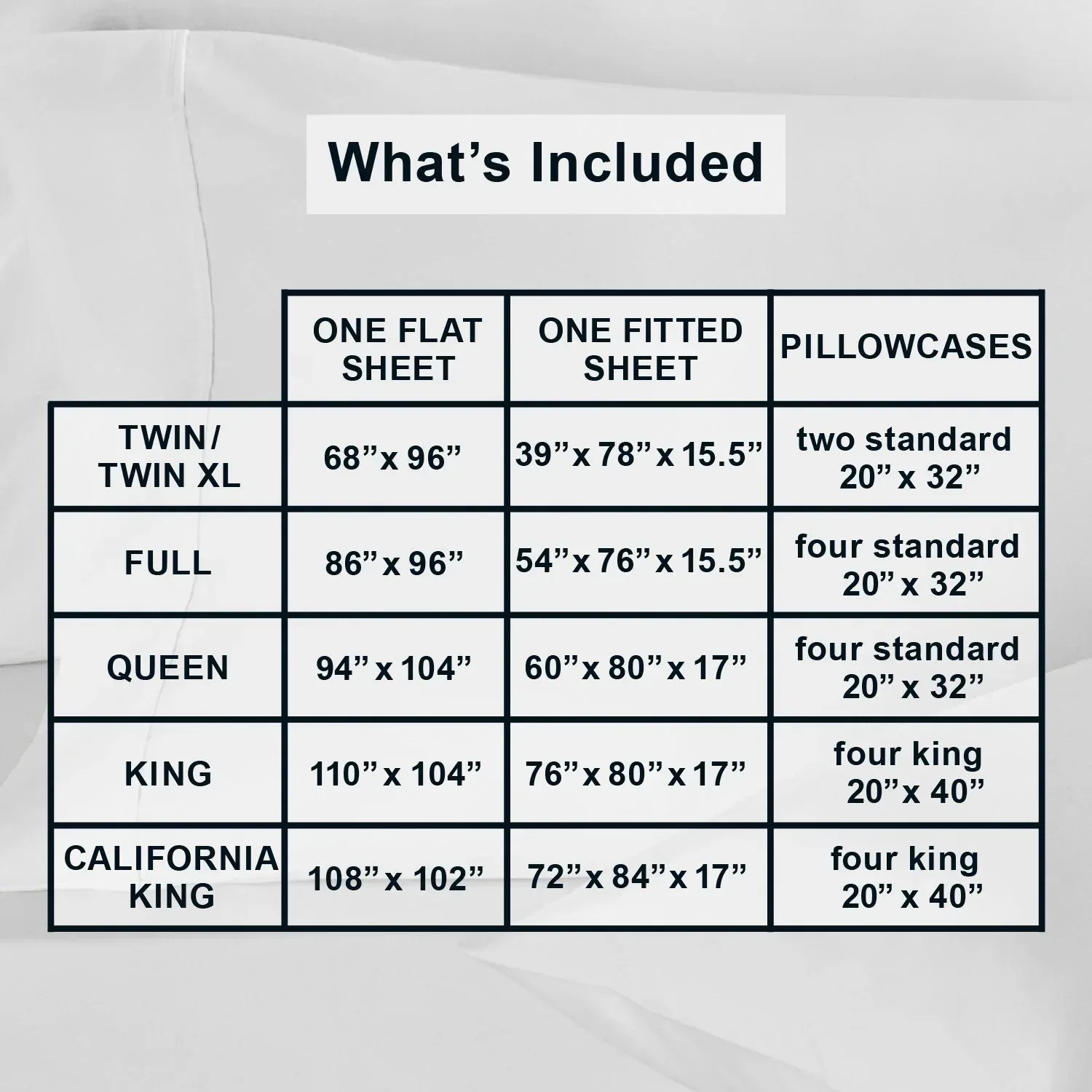 Member's Mark Performance 500-Thread-Count Solid Sheet Set, Assorted Sizes - Image 6