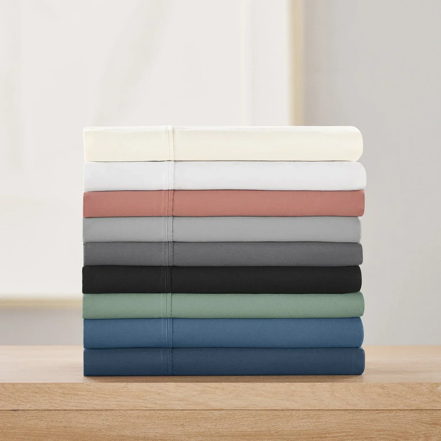 Member's Mark Performance 500-Thread-Count Solid Sheet Set, Assorted Sizes - Image 7