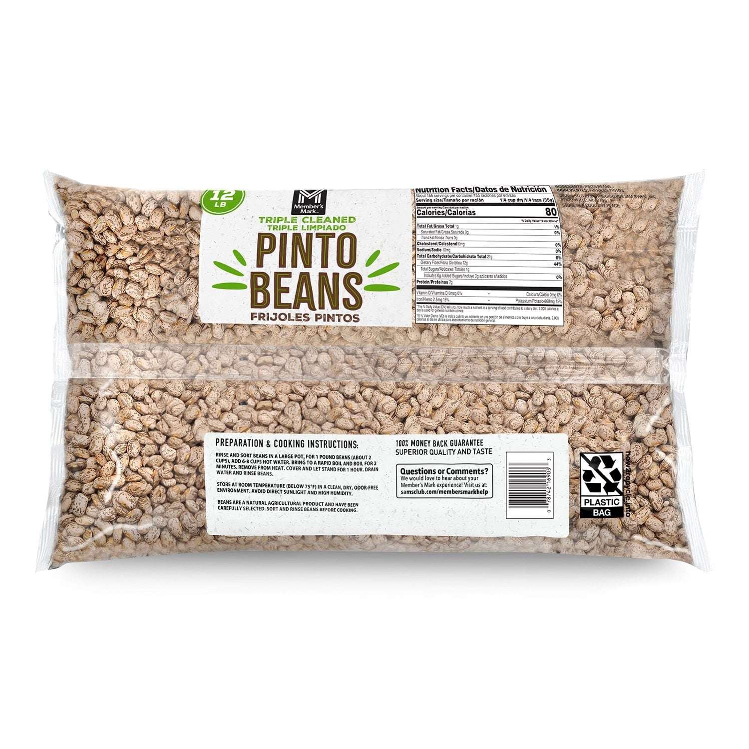 Member's Mark Pinto Beans 12 lbs. - Image 3