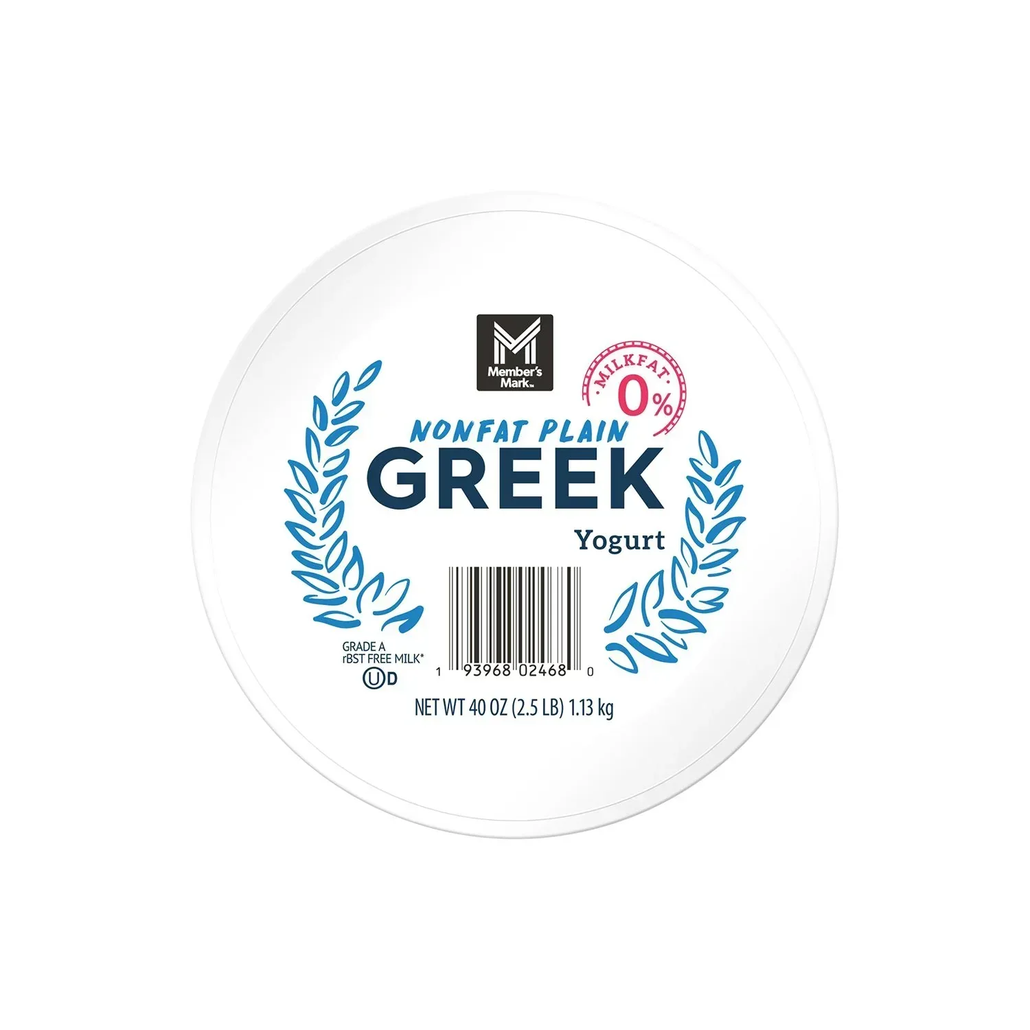 Member's Mark Plain Nonfat Greek Yogurt, 40 oz. - Image 2