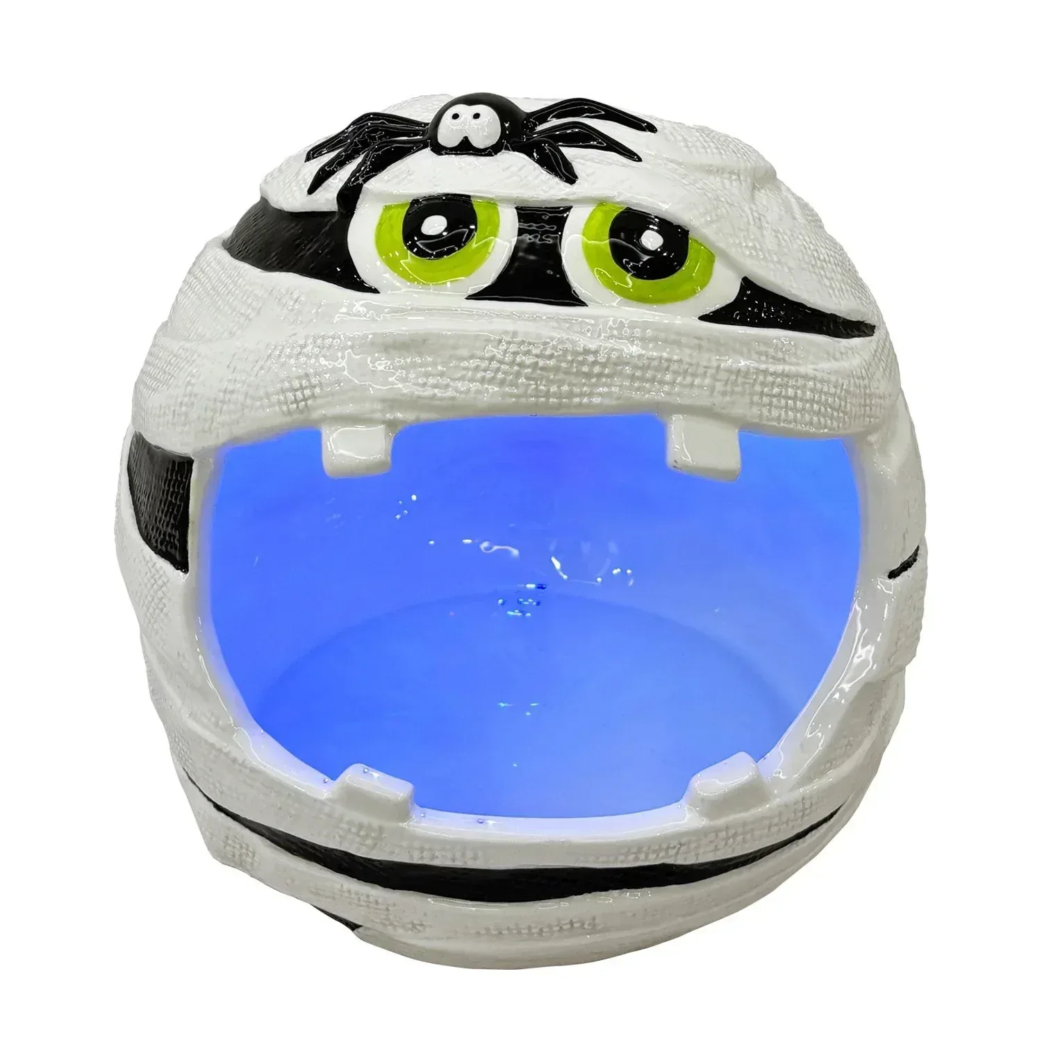 Member's Mark Pre-Lit Ceramic Mummy Halloween Candy Bowl