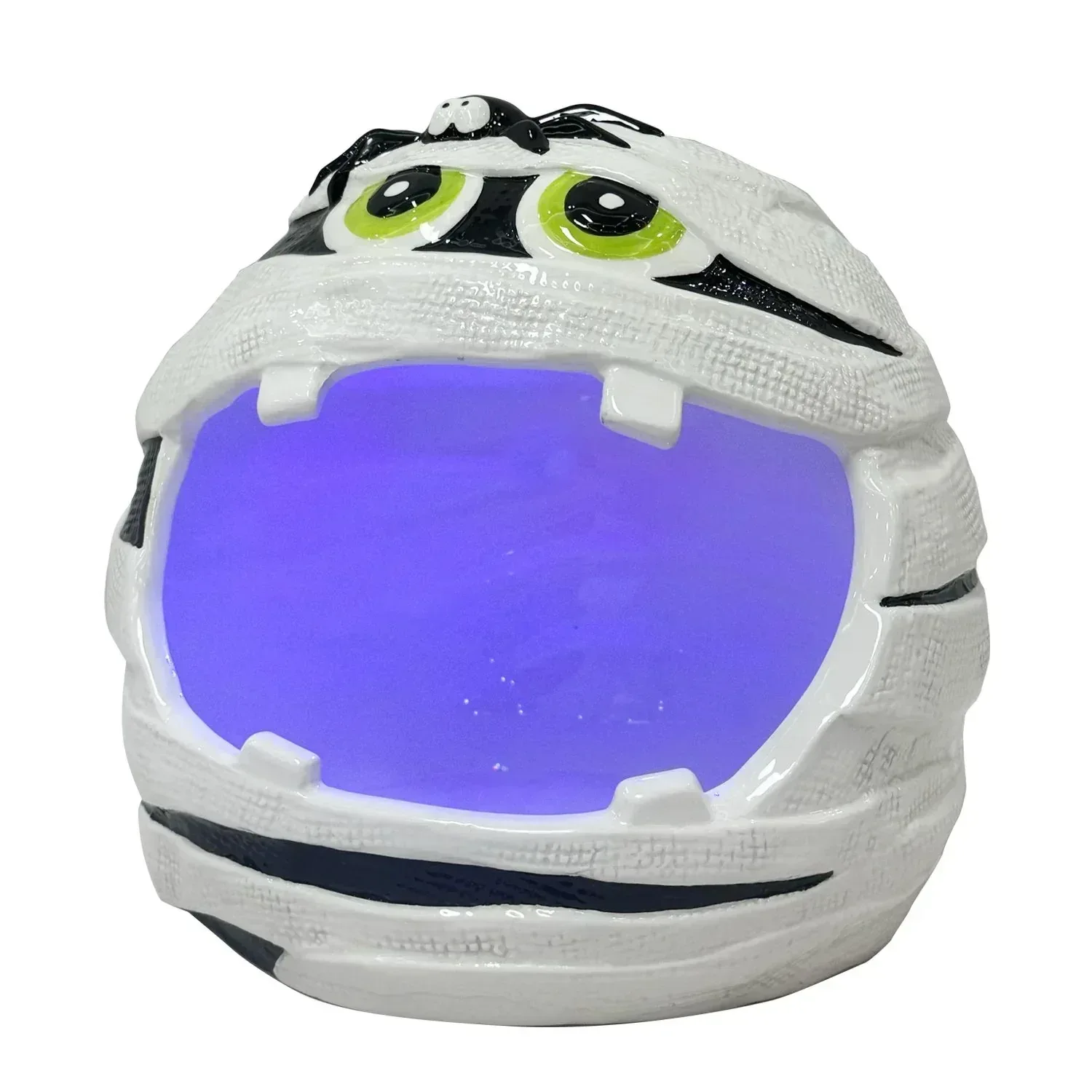 Member's Mark Pre-Lit Ceramic Mummy Halloween Candy Bowl - Image 6