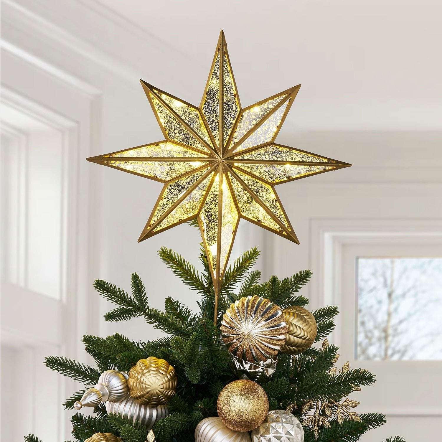 Member's Mark Pre-Lit Christmas Tree Topper - Image 5