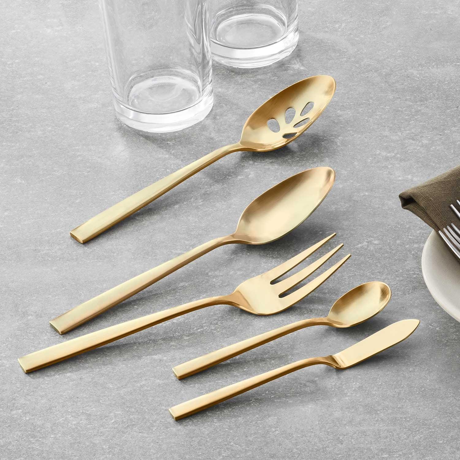 Member's Mark Premium 18/10 Stainless Steel Satin Finish 5 Piece Serving Set - Image 5