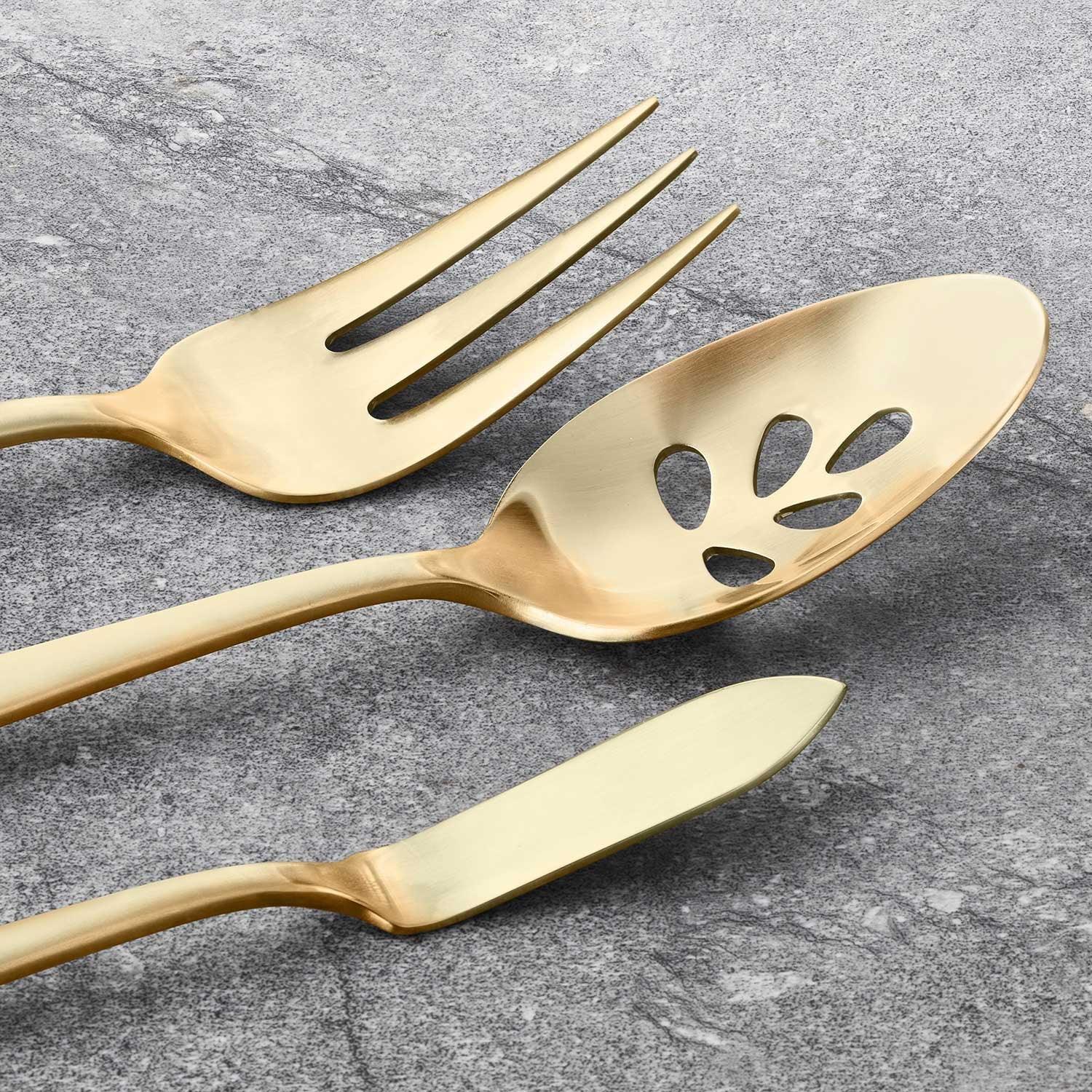 Member's Mark Premium 18/10 Stainless Steel Satin Finish 5 Piece Serving Set - Image 8