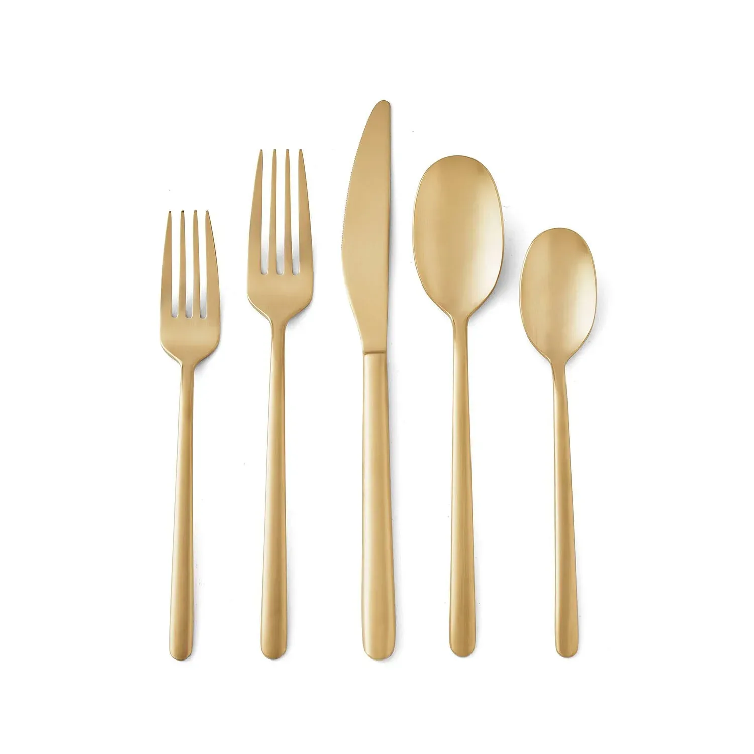 Member's Mark Premium 20-Piece 18/10 Stainless Steel Modern Flatware Set, Assorted Finishes - Image 6