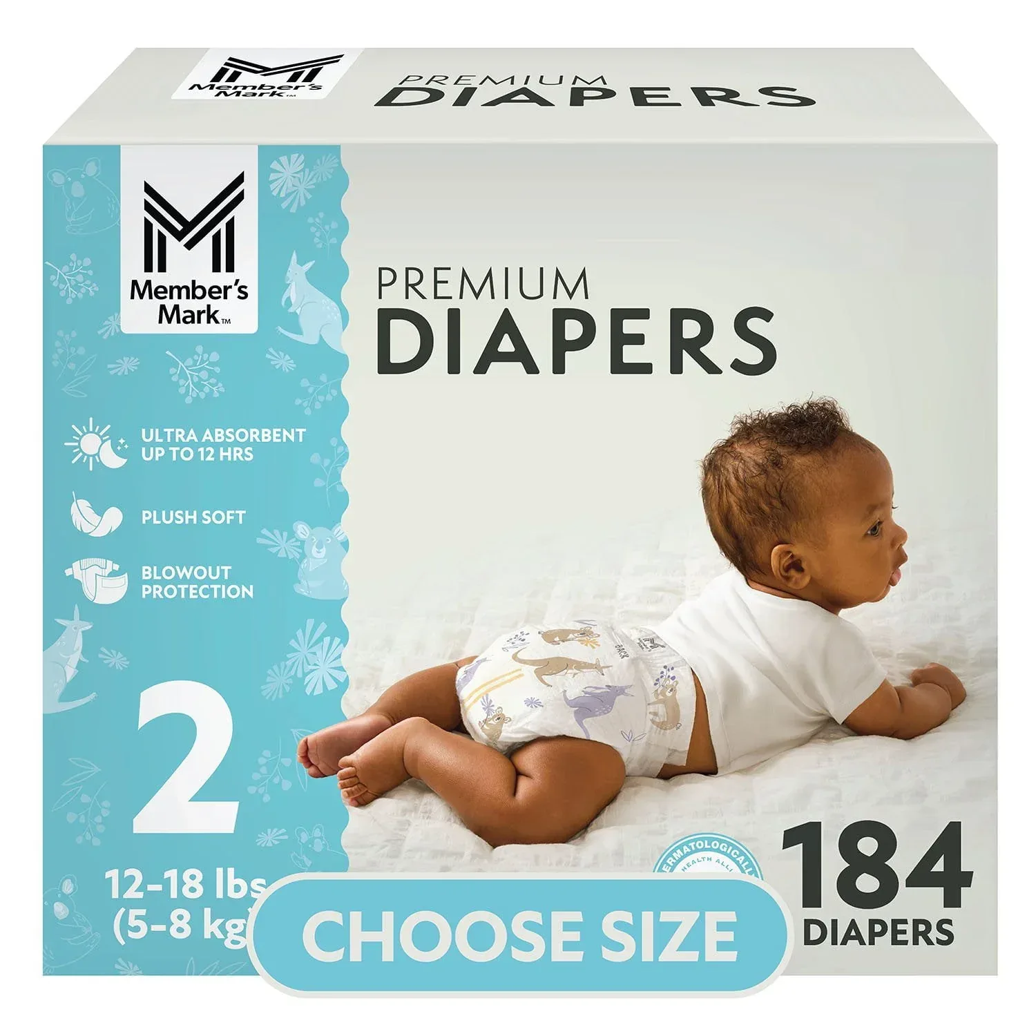 Member's Mark Premium Baby Diapers, Choose Size - Image 9