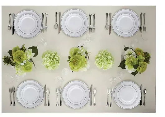 Member's Mark Premium Plastic Heavyweight Plates, Combo Pack 48 ct. - Image 3