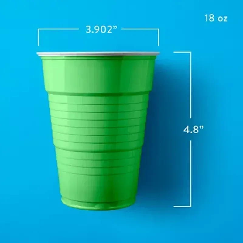 Member'S Mark Premium Quality Cups, Spring Colors (18 Oz., 180 Ct.) - Image 2