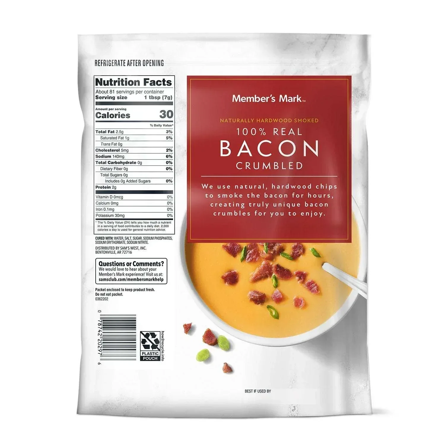 Member's Mark Real Crumbled Bacon, 20 oz. - Image 4