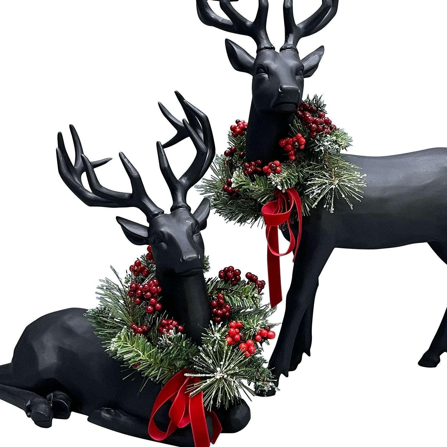 Member's Mark Resin Deer Décor, Set of 2 - Image 4