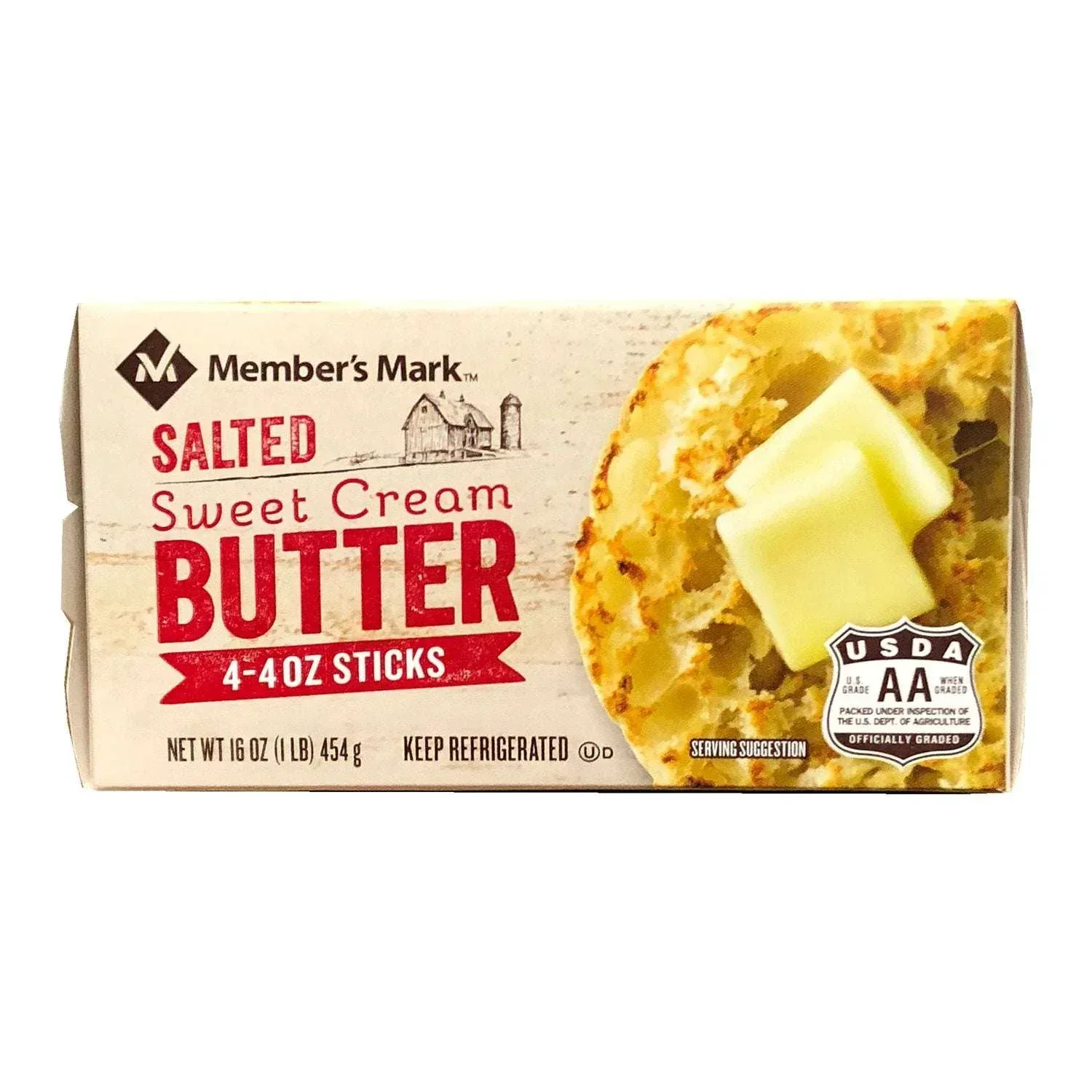 Member's Mark Salted Sweet Cream Butter 4 lbs. - Image 2