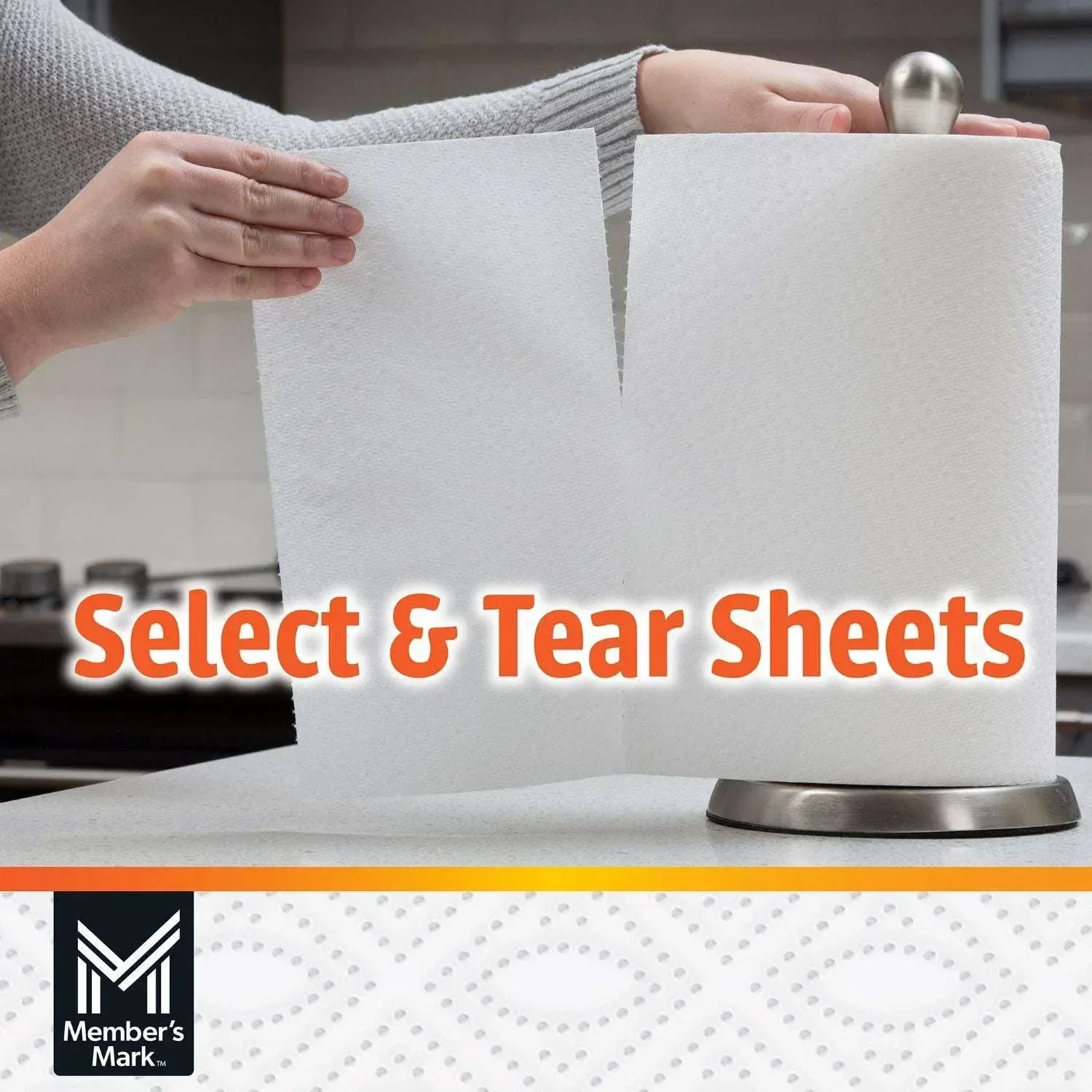 Member's Mark Select & Tear 2-Ply Paper Towel 15 rolls, 150 sheets/roll - Image 4