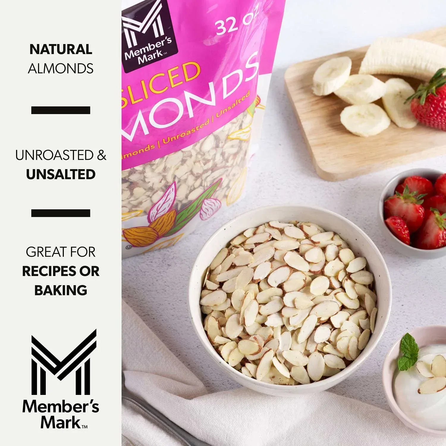 Member's Mark Sliced Almonds, 32 oz. - Image 3