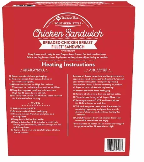 Member's Mark Southern Style Chicken Sandwich (10 ct.) - Image 2