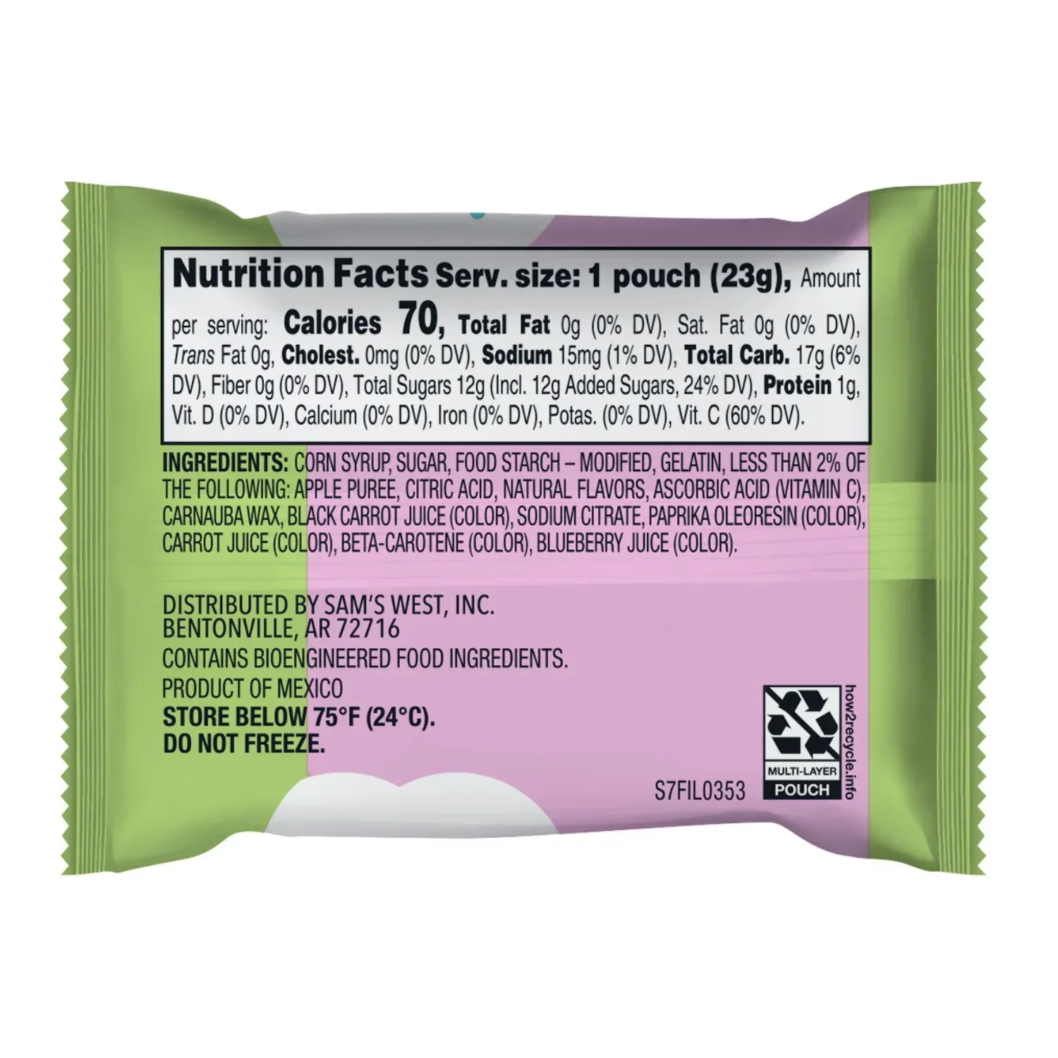 Member's Mark Spring Fruit Snacks, 0.8 oz., 100 pk. - Image 2