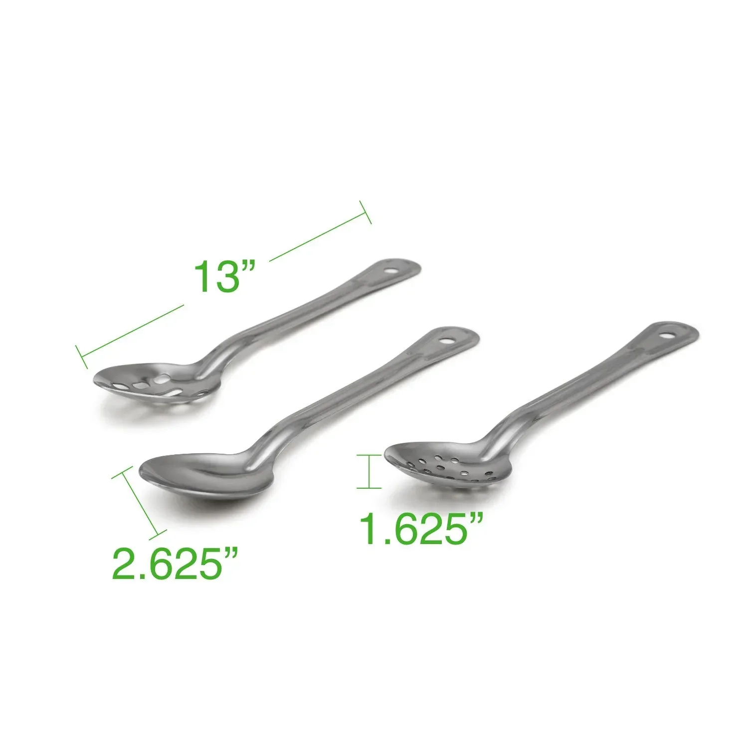 Member's Mark Stainless Steel Kitchen Spoons 3 pk. - Image 3