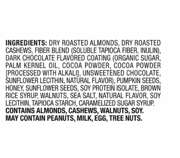 Member's Mark The Better Nut Bar, Dark Chocolate and Sea Salt, 24 ct. - Image 4