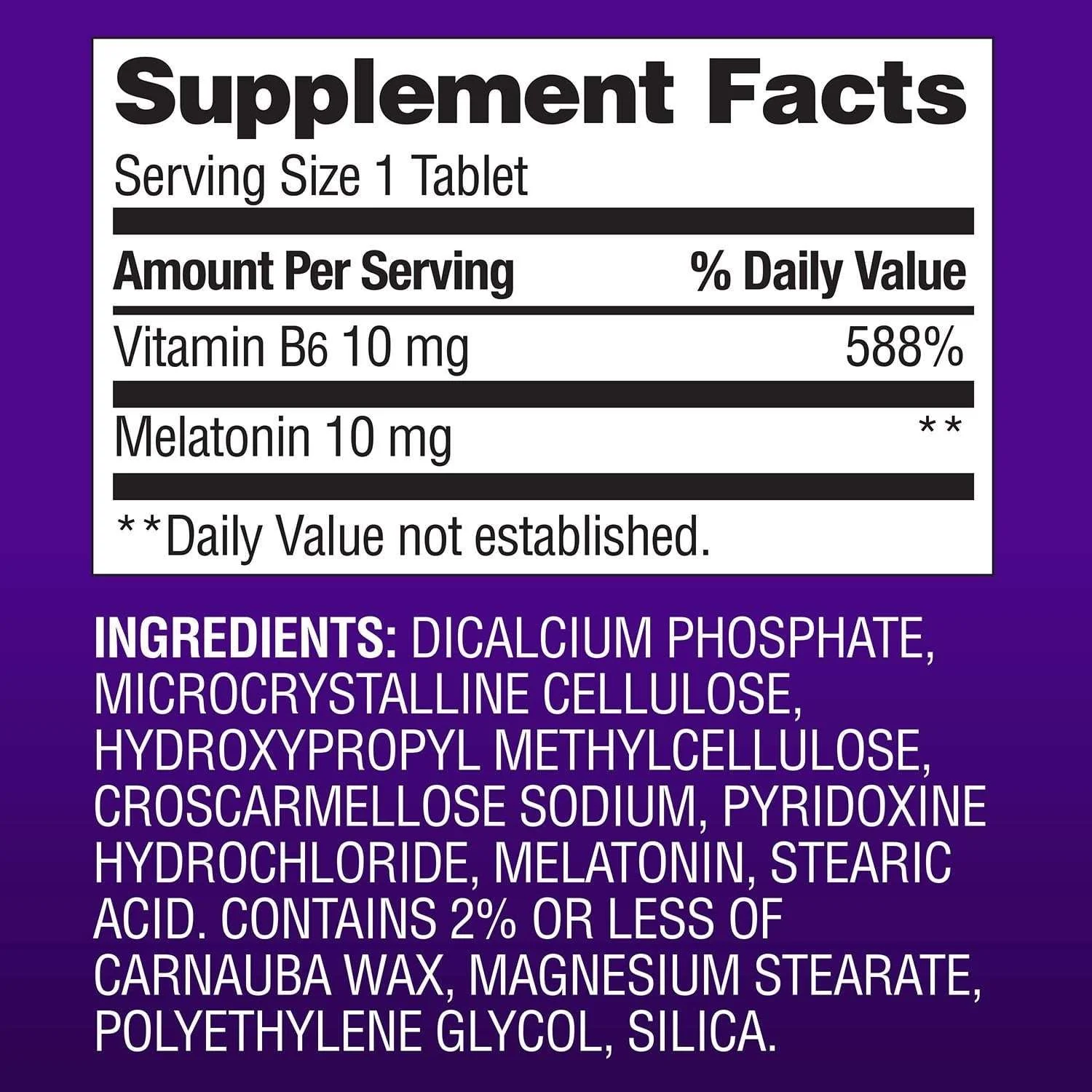 Member's Mark Timed-Release Melatonin Tablets, 10 mg, 300 ct. - Image 2