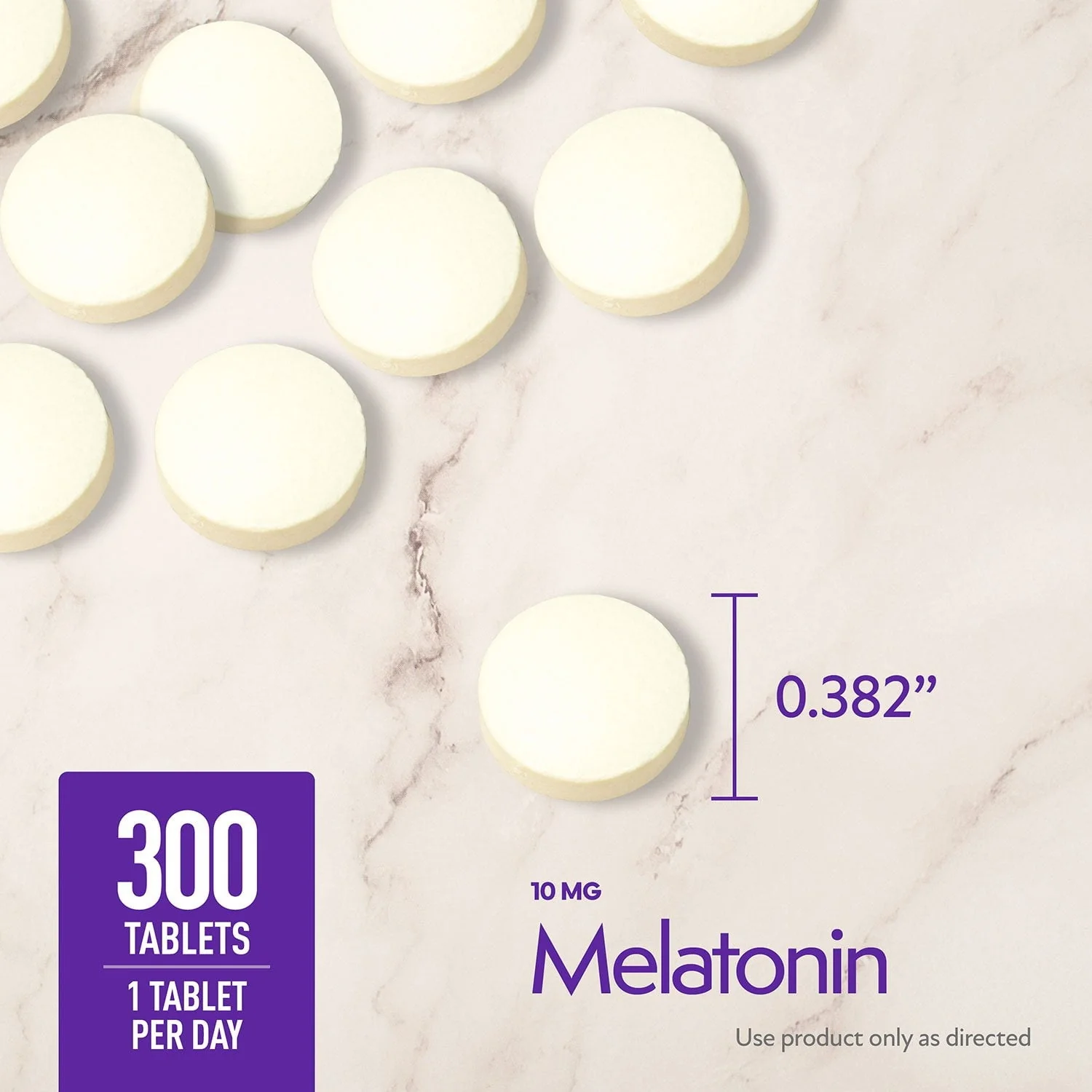 Member's Mark Timed-Release Melatonin Tablets, 10 mg, 300 ct. - Image 3
