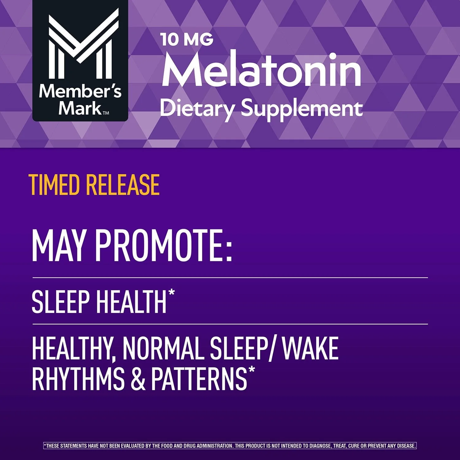 Member's Mark Timed-Release Melatonin Tablets, 10 mg, 300 ct. - Image 4