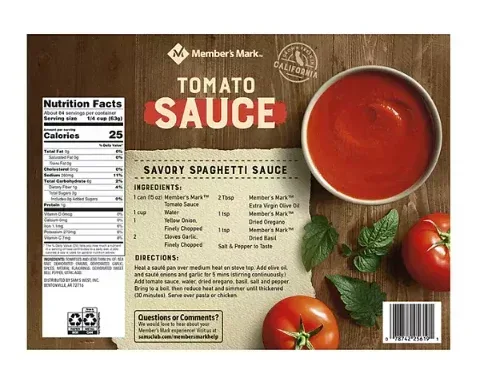 Member's Mark Tomato Sauce (15 oz., 12 ct.) - Image 2