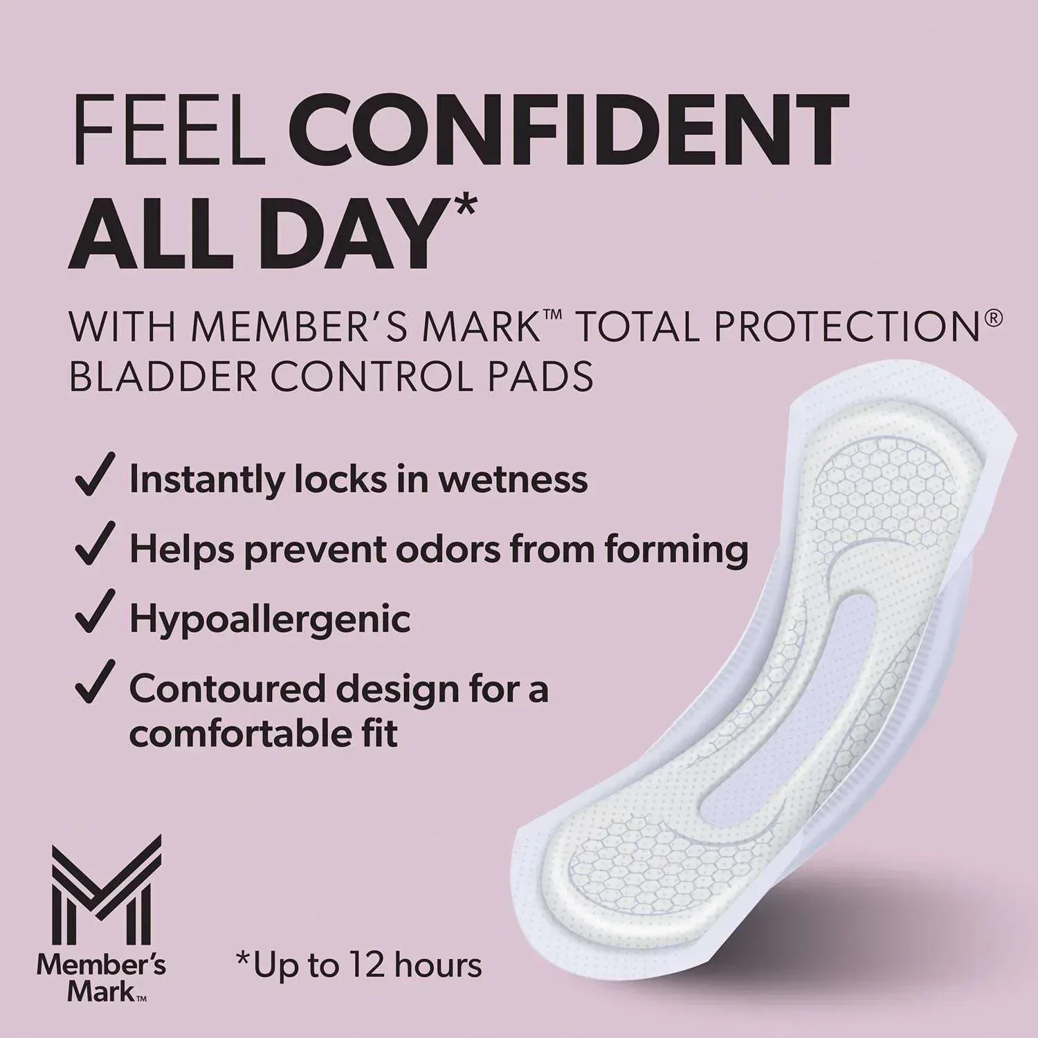Member's Mark Total Protection Maximum Long Pads, 5 Drop, 192 ct. - Image 6