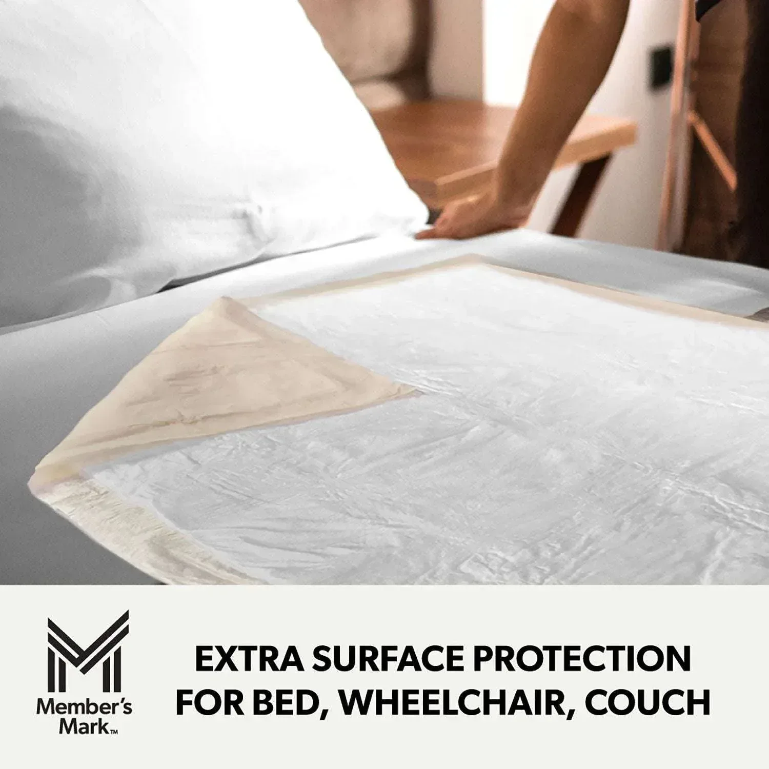 Member's Mark Total Protection Underpads, Large, 120 ct. - Image 4