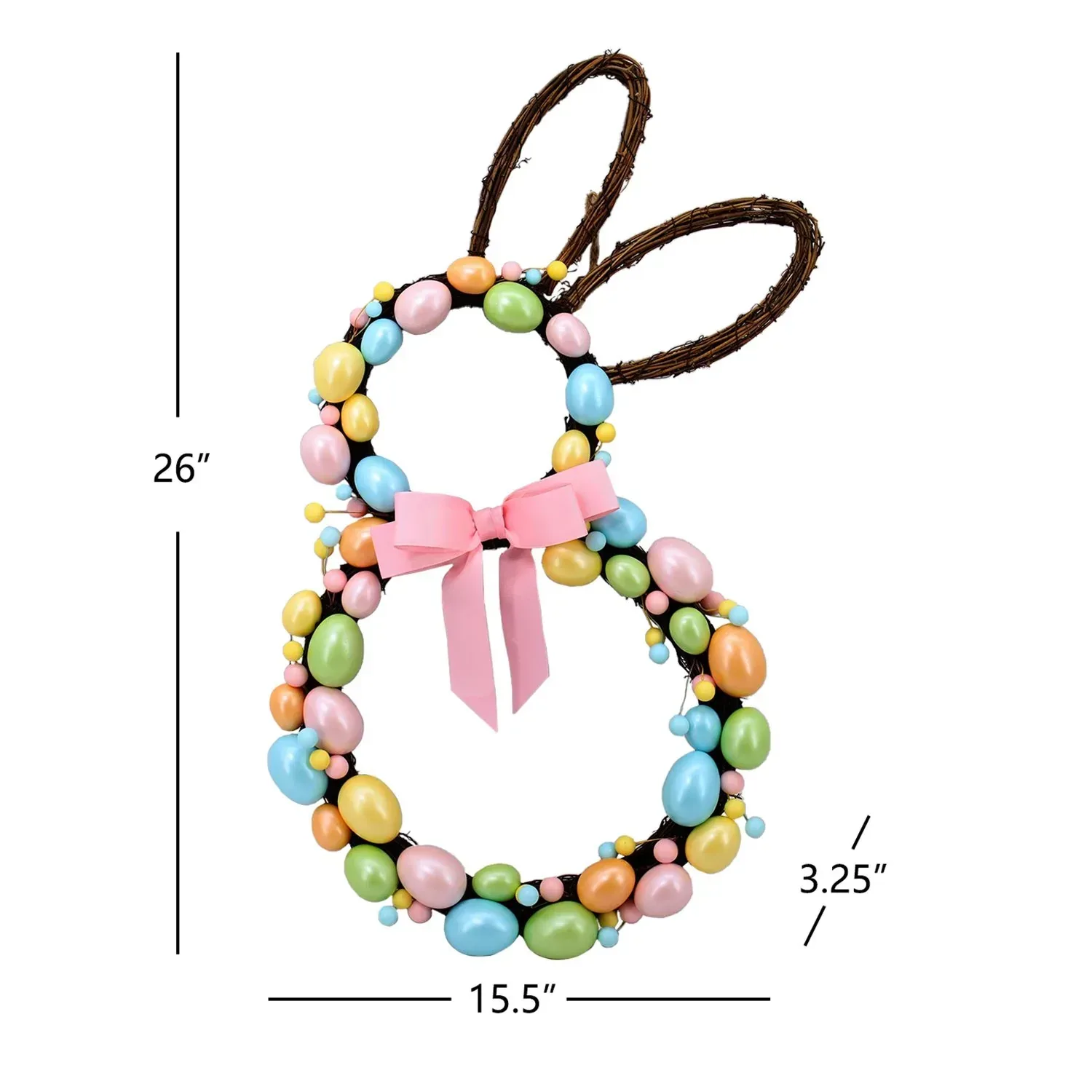 Member's Mark Twig Bunny-Shaped Wreath - Image 4