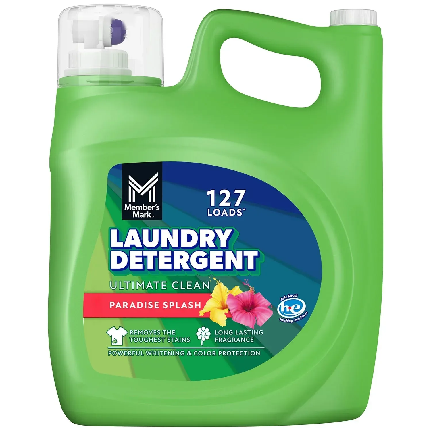 Member's Mark Ultimate Clean Liquid Laundry Detergent, Paradise Splash Scent 196 oz.
