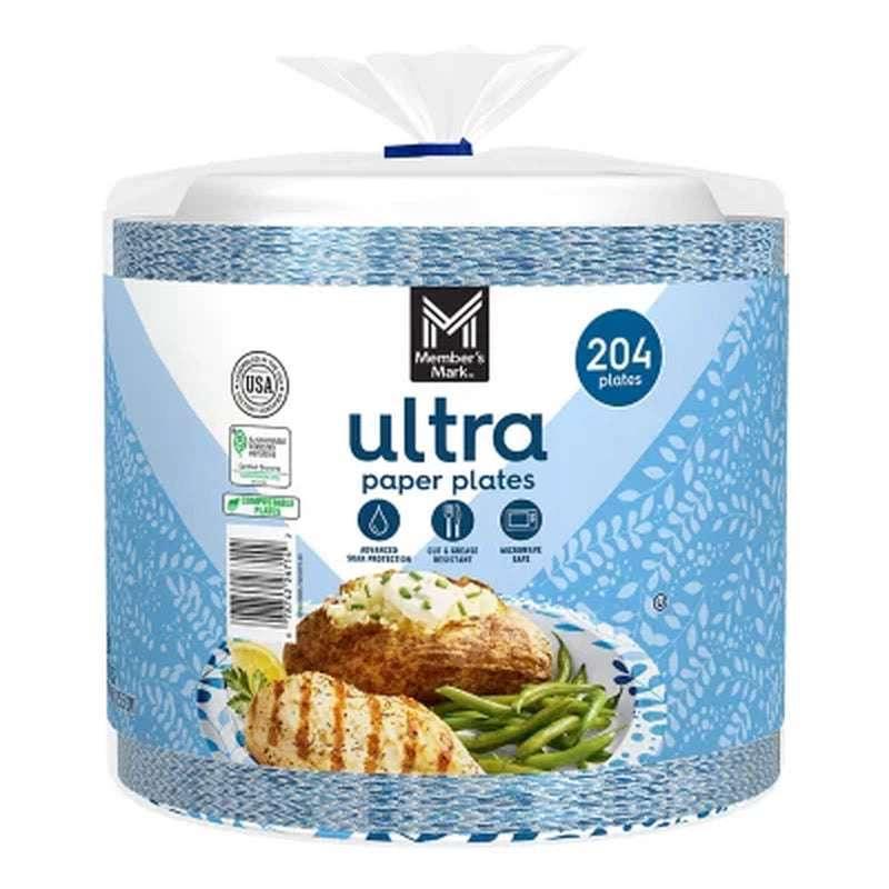Brands For Less USA Ultra Dinner Paper Plates 10 Inch - 204 Count - Image 7