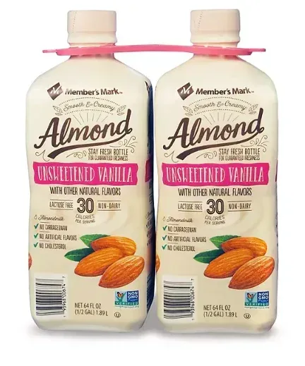 Member's Mark Unsweetened Vanilla Almond Milk (2 pk.)